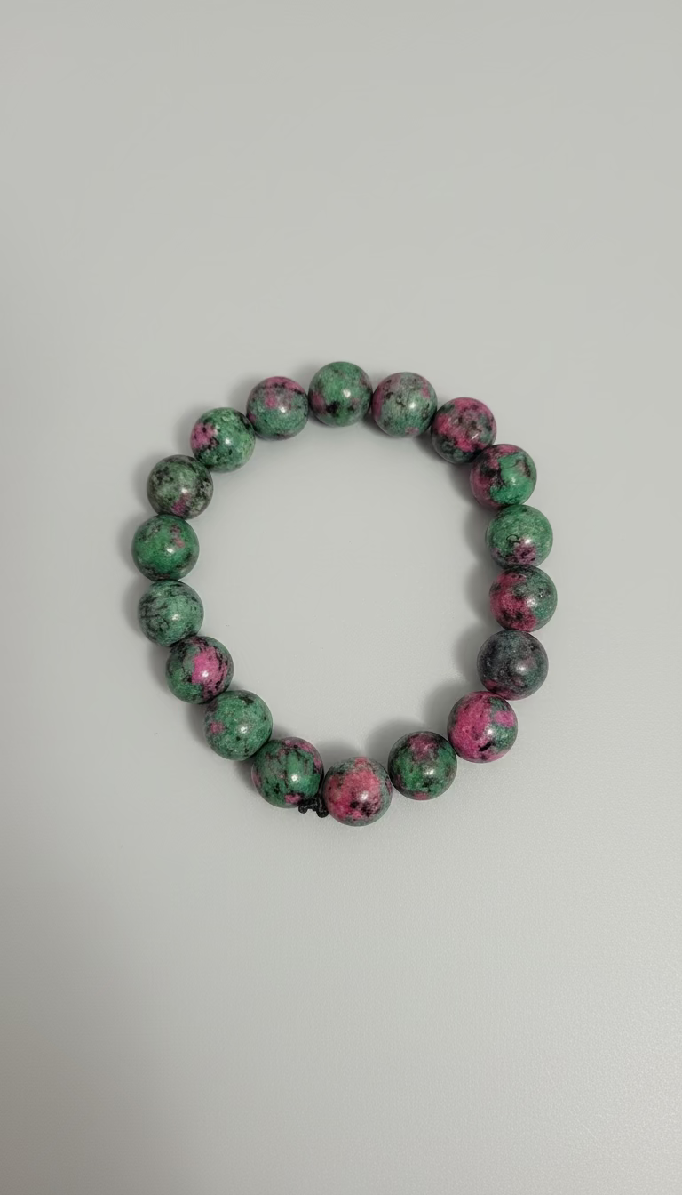 Ruby in Zoisite Bead Bracelet