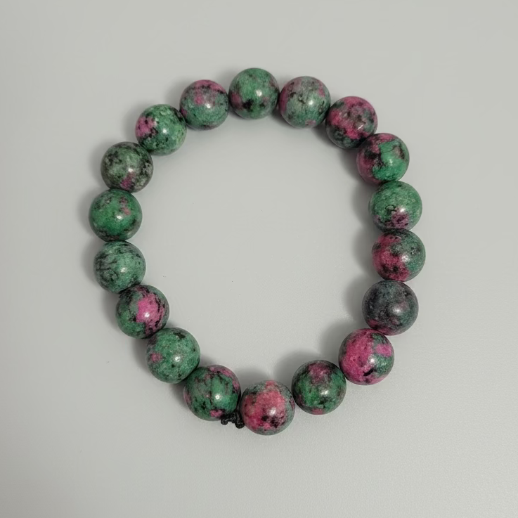 Ruby in Zoisite Bead Bracelet