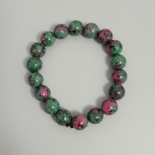 Ruby in Zoisite Bead Bracelet